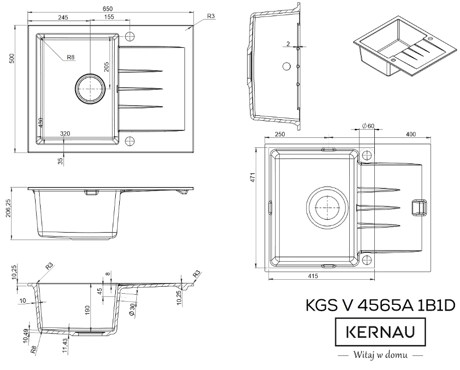 KGS V 4565A 1B1D Sand